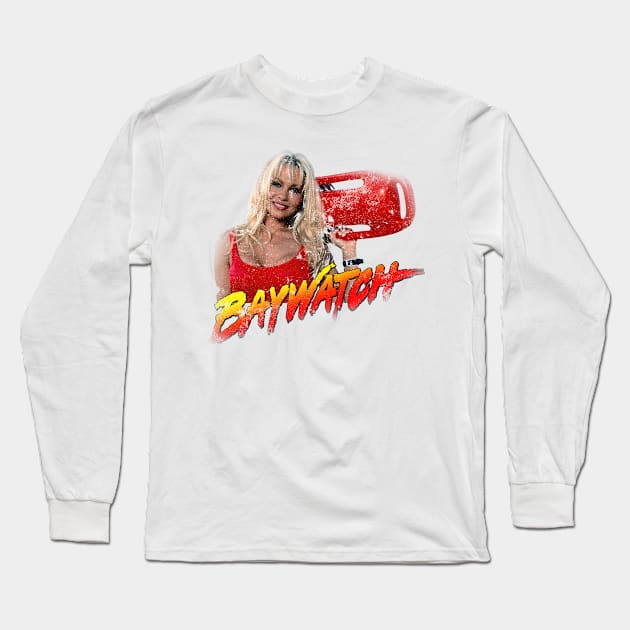 Baywatch, distressed Long Sleeve T-Shirt by woodsman